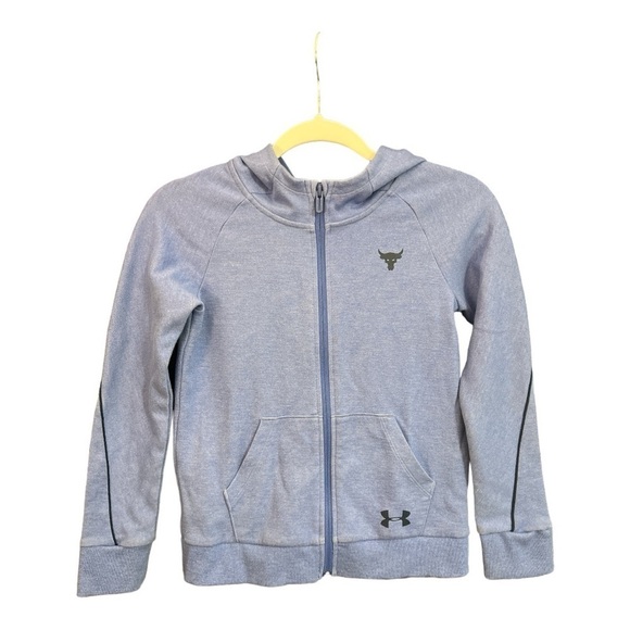 Under Armour Other - Under Armor Project Rock Girls Full Zip Jacket Size Medium W1